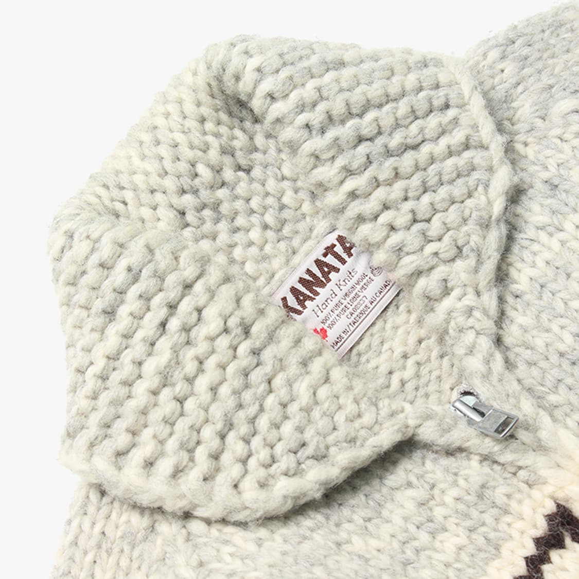  KANATA "Grey Knit Zip-up" 상품이미지6