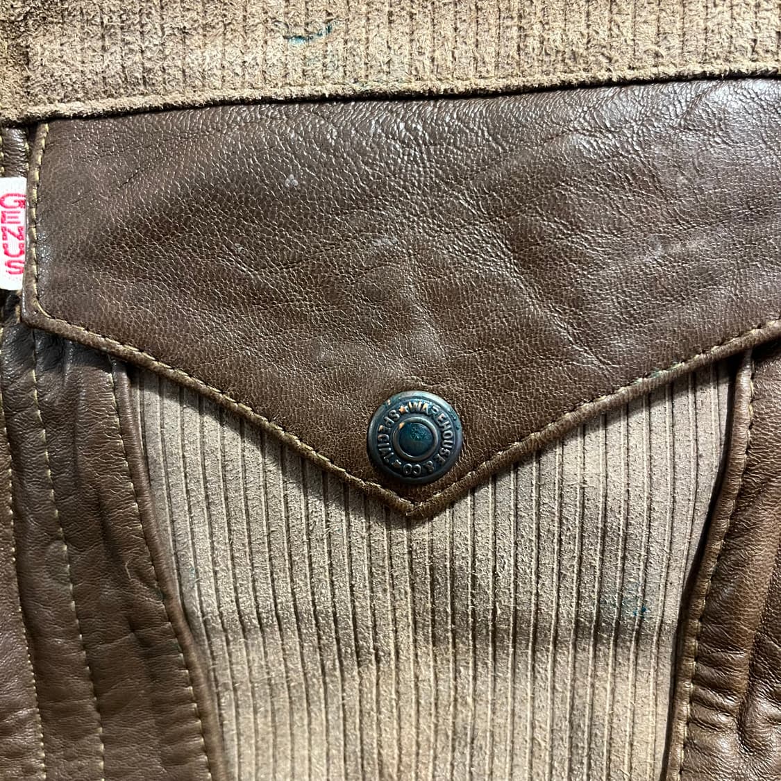 웨어하우스 웨스턴 레더 가죽 자켓 상품이미지4