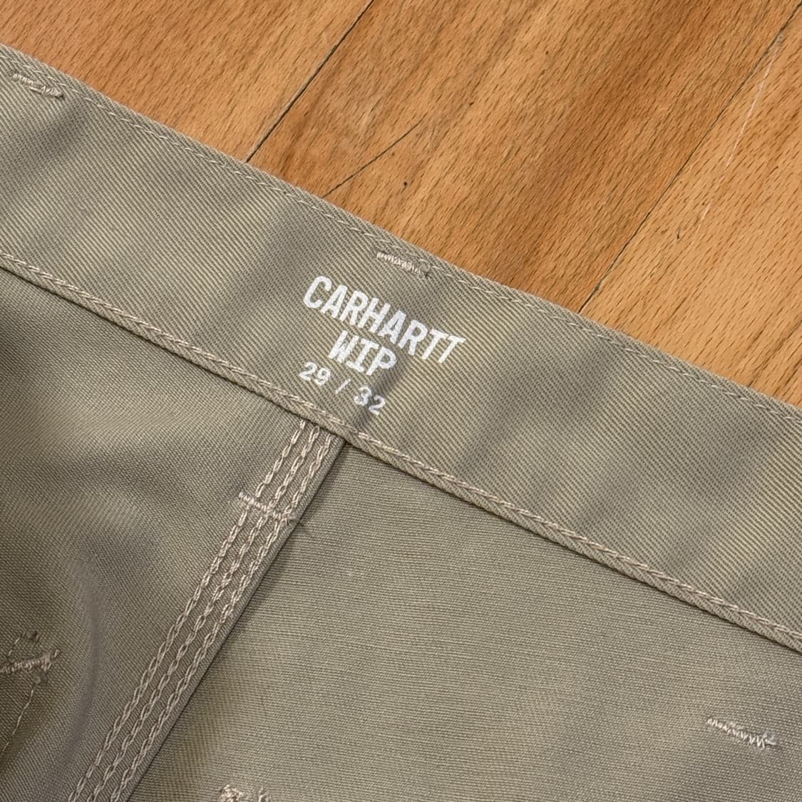 칼하트 WIP 싱글 팬츠 29/32 베이지 상품이미지4