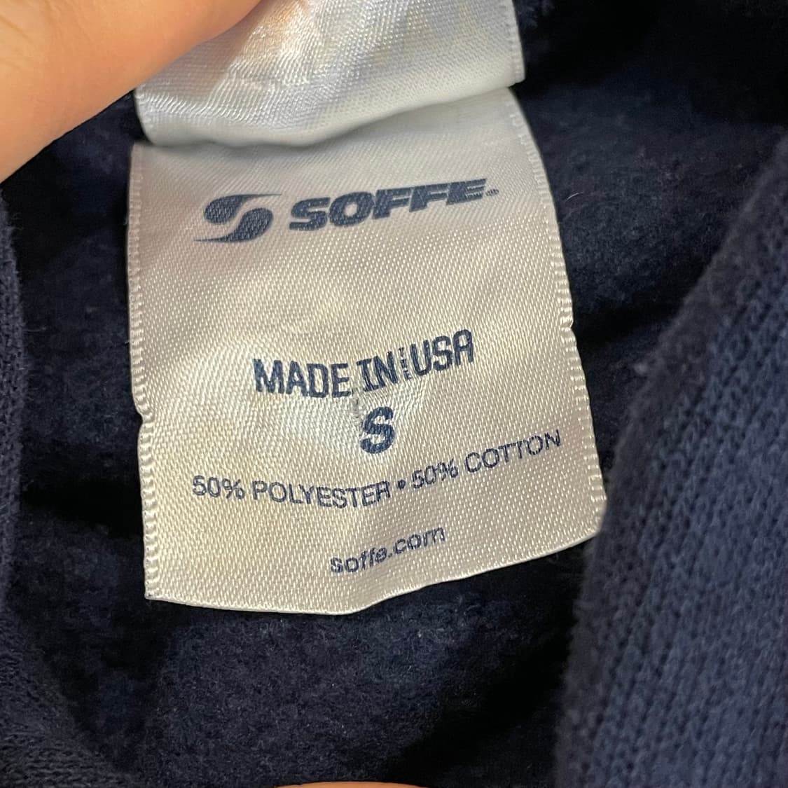 (S) SOFFE 소피 NAVY 후드티 상품이미지8