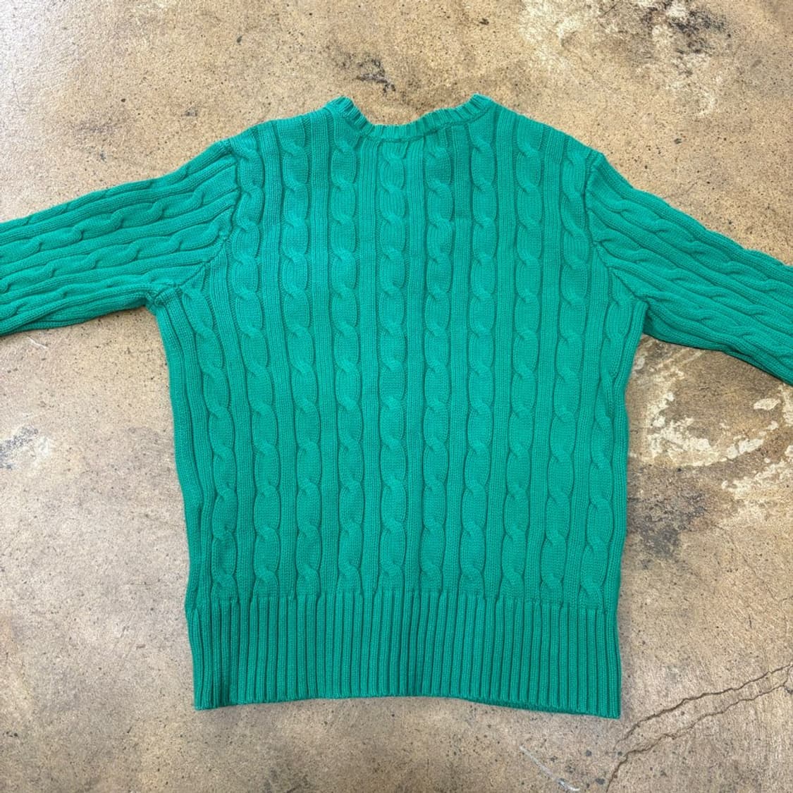 폴로 랄프로렌 그린 니트 꽈배기 가디건  상품이미지4