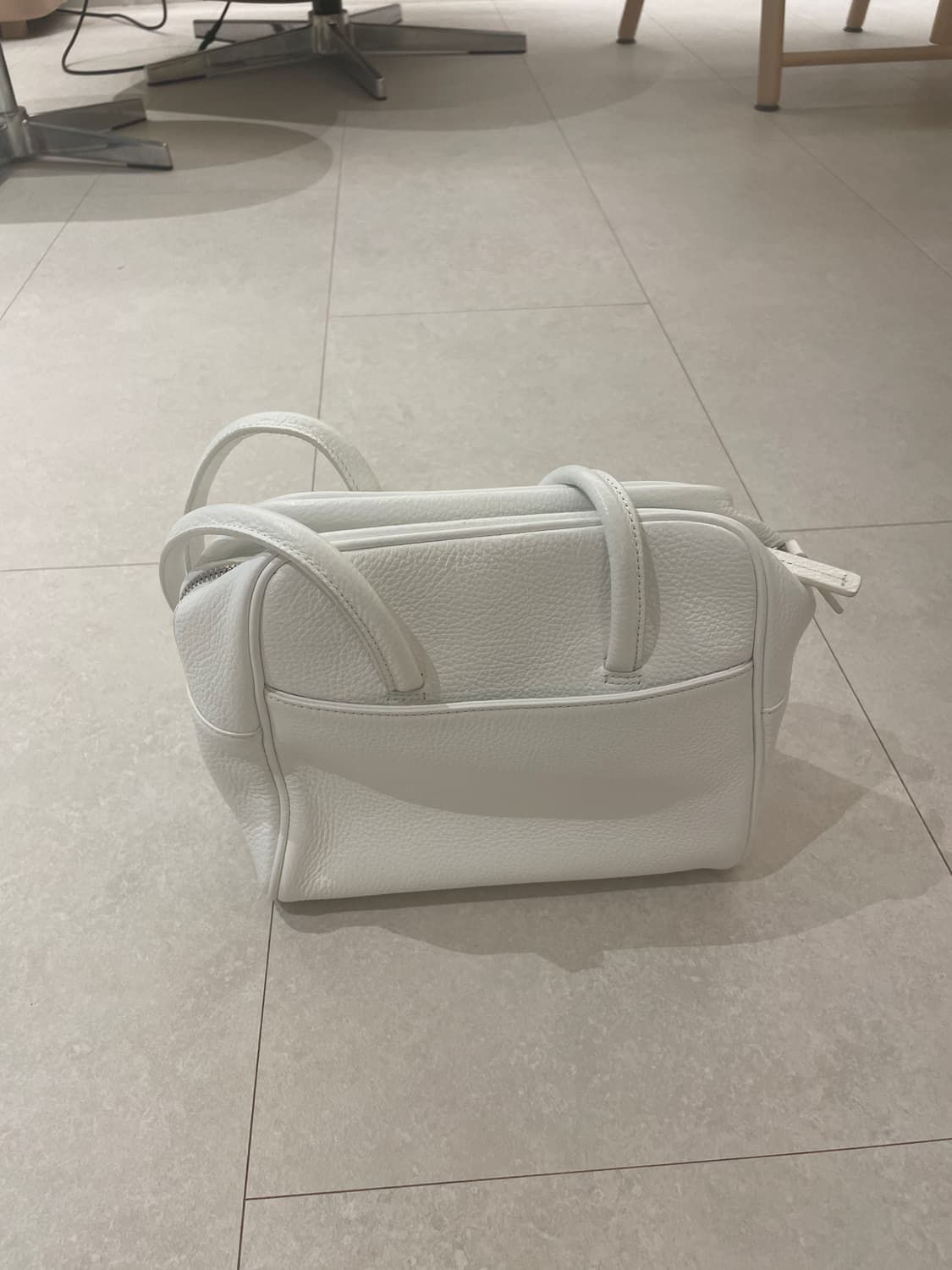 mescolato 마쉬 화이트 그레인 레더백 상품이미지2