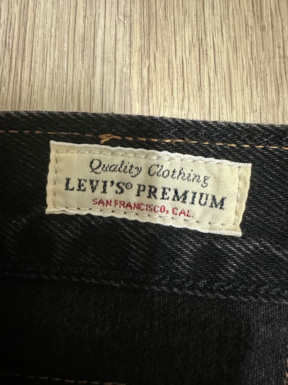 리바이스 568 블랙 32/32 상품이미지4