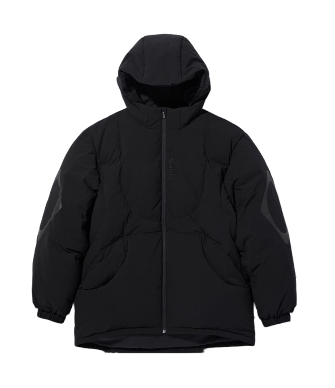 미스치프 롬버스 후디드 패딩 블랙 L 상품이미지1