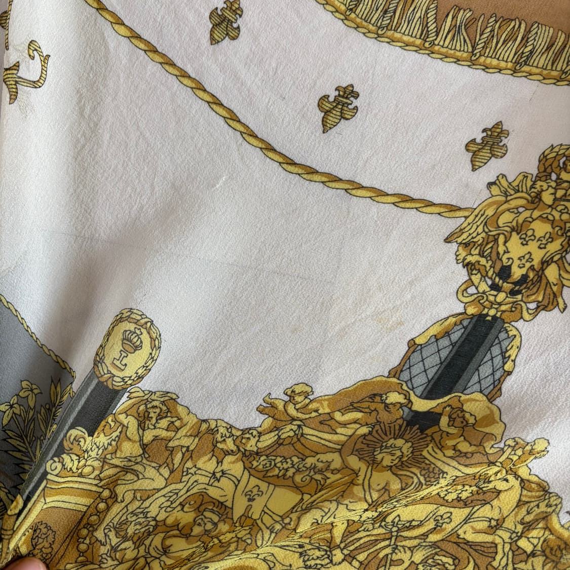 빈티지 에스콰이어 컬렉션 울 100 머플러 / 명화 스카프 상품이미지6