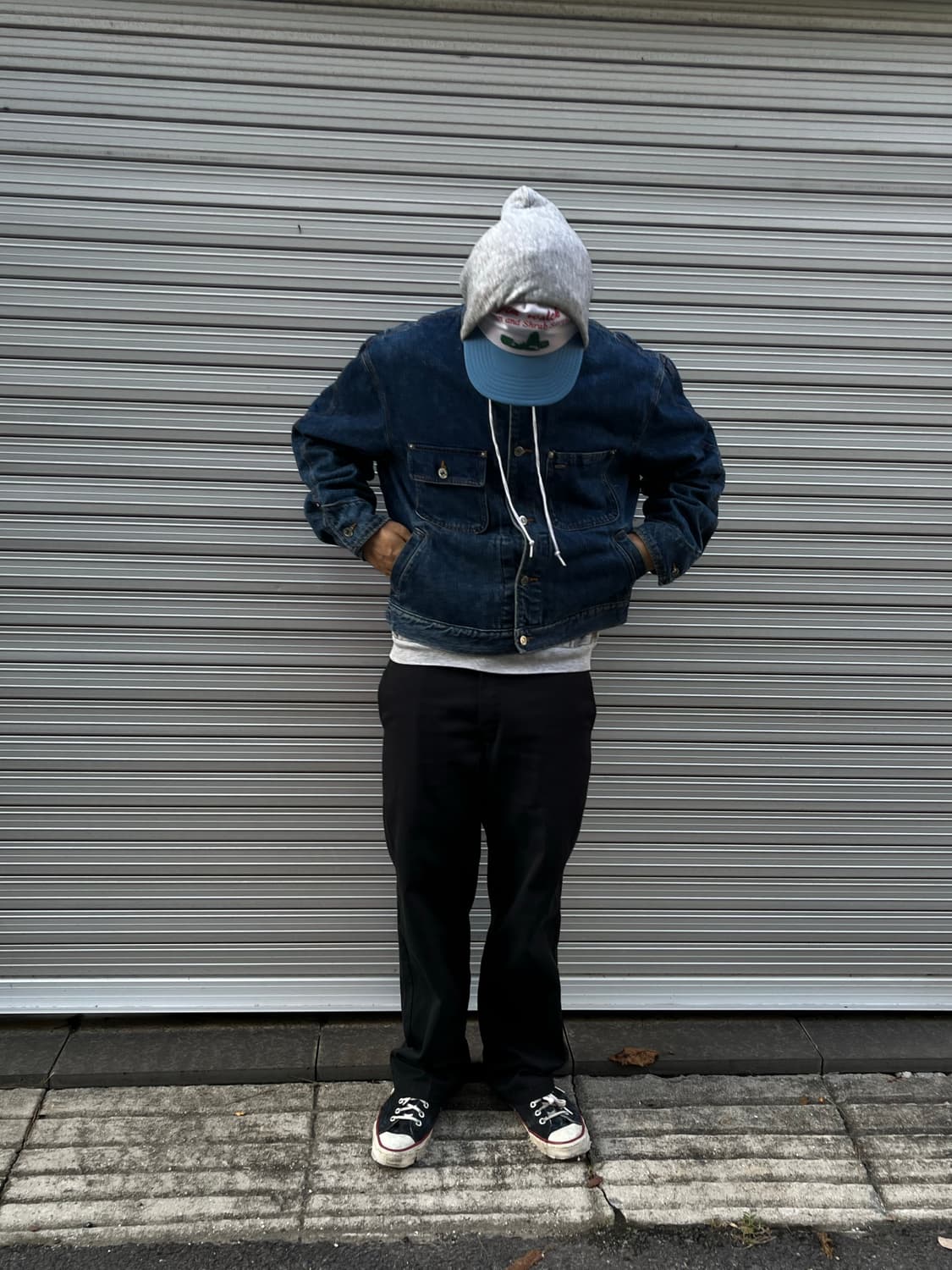 USA Made)80s PRL Dungarees Denim Jacket 상품이미지1