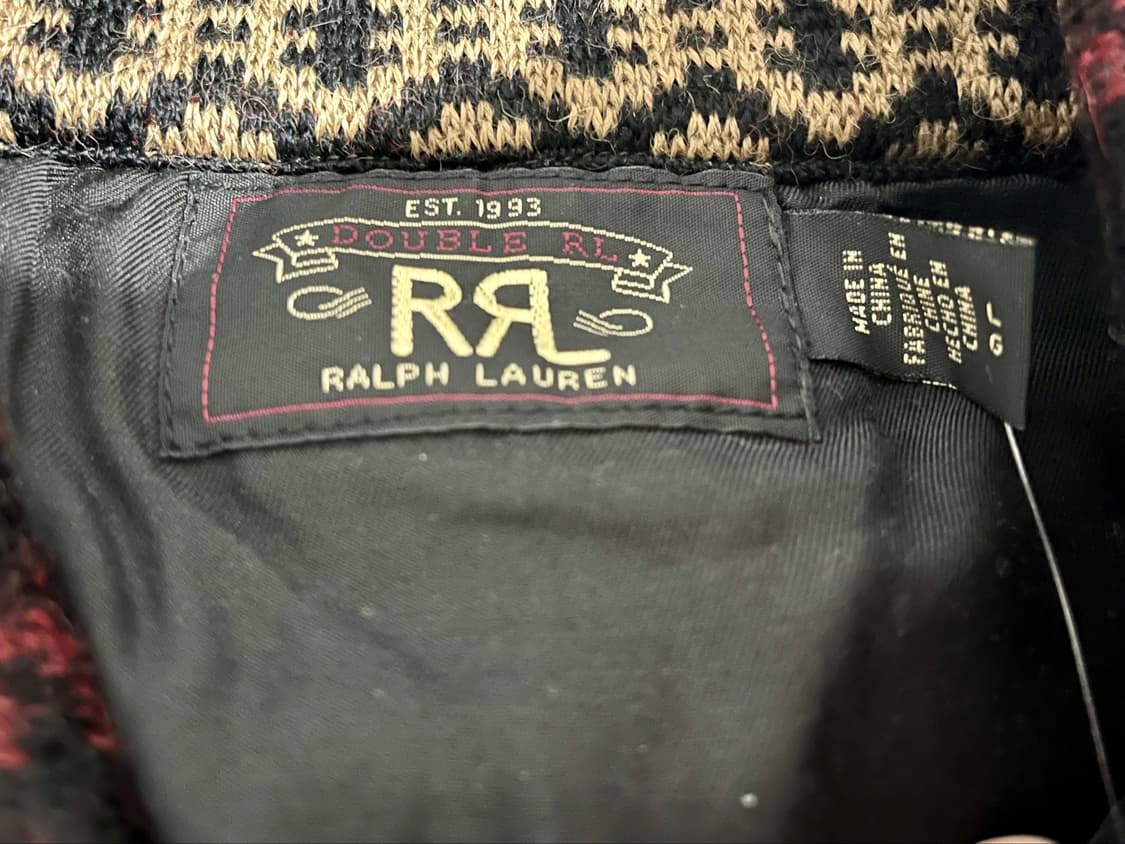더블알엘 RRL 페어 아일 알파카 울 블렌드 자카드 오버셔츠 L 상품이미지9