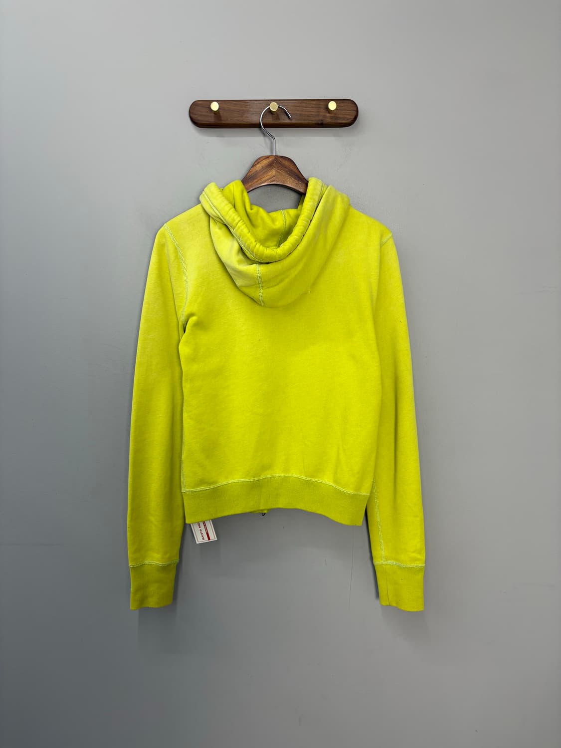 아베크롬비 y2k 라임 그린 후드집업 A2891 상품이미지3