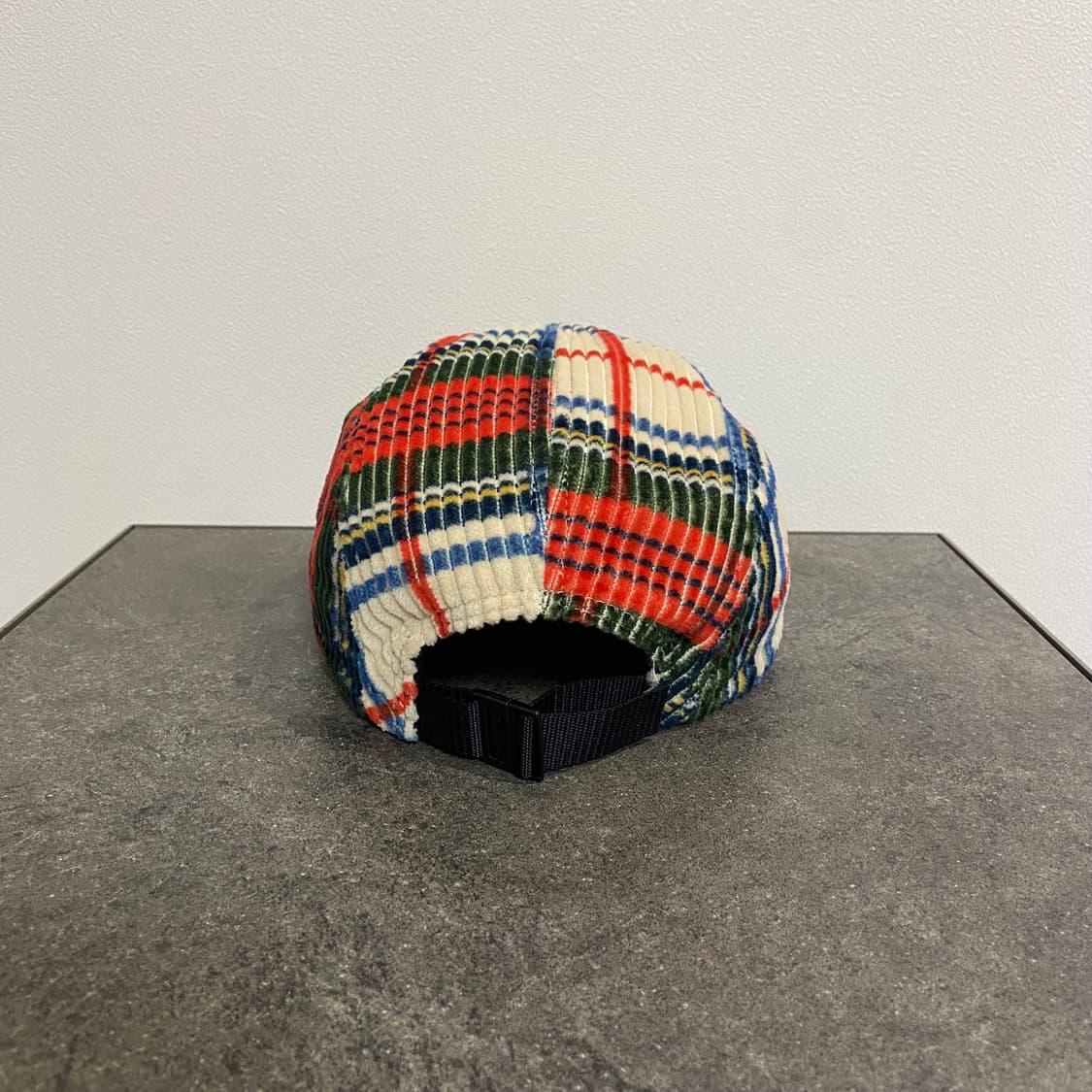 (OS) 슈프림 박스로고 캠프캡 모자 코듀로이 플레이드 체크 상품이미지4