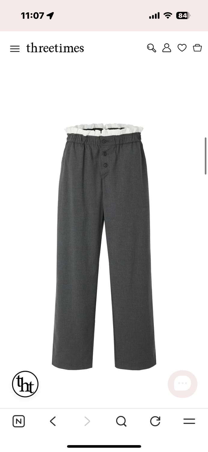 threetimes 프랭키 버튼 팬츠  상품이미지3