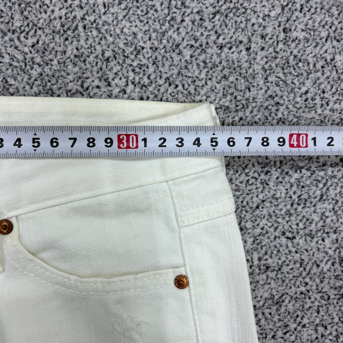 27 슈퍼진스 여성 빈티지 찢 면바지 0429J 상품이미지7