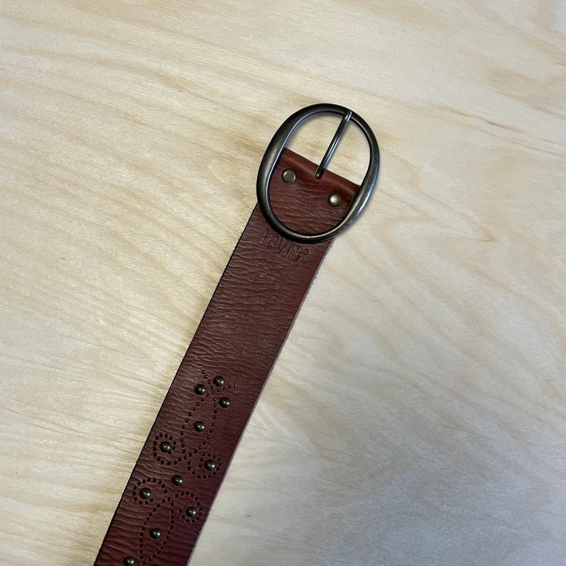 Levi’s stud leather Belt ( ~28 ) 상품이미지7