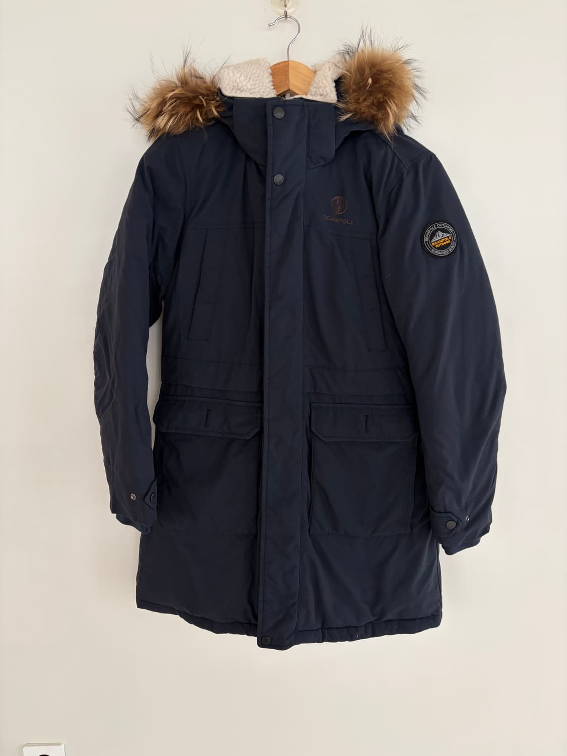 빈폴 아웃도어 네이비 구스 패딩 상품이미지1