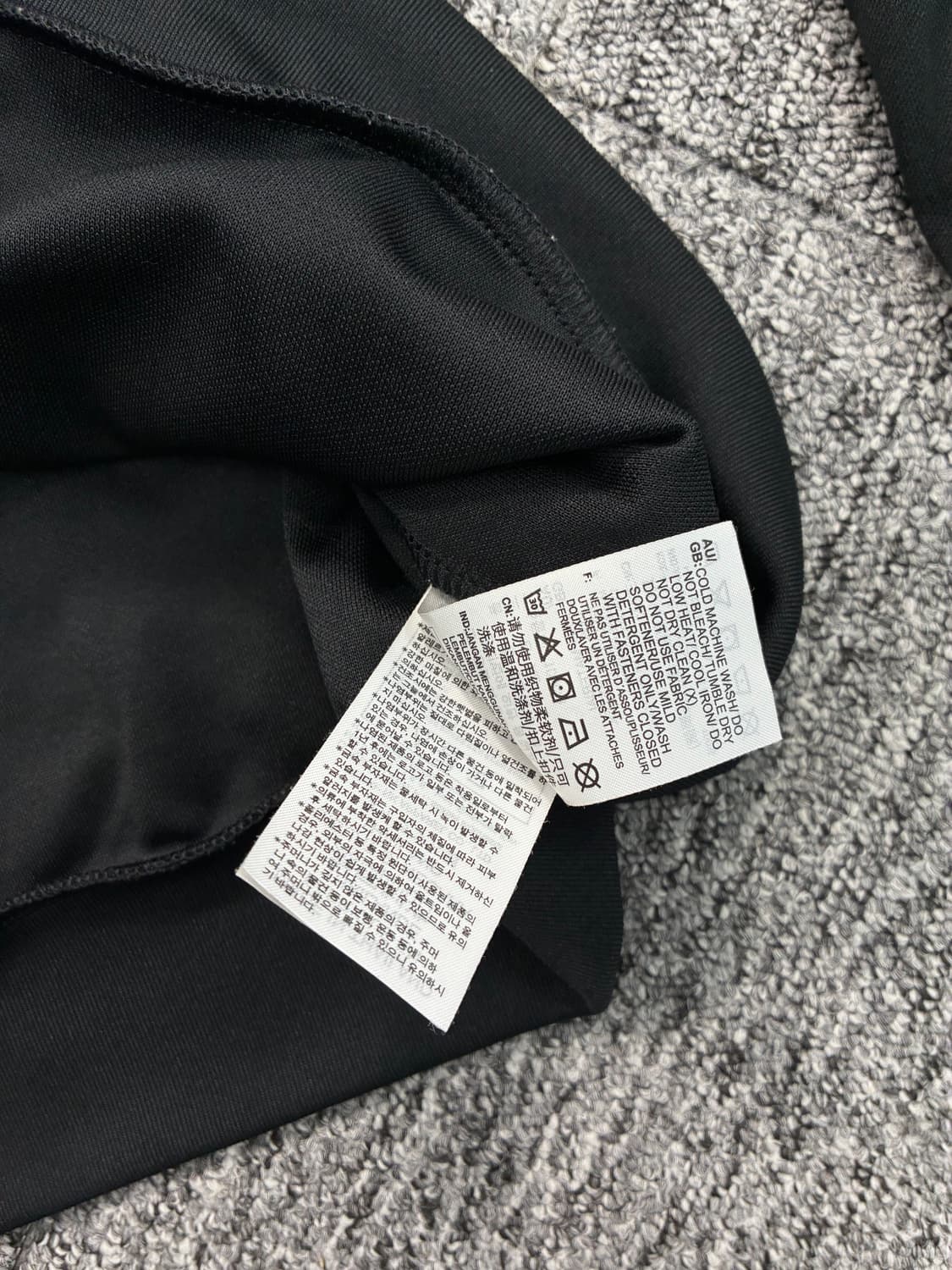 아디다스 블랙 그레이 트랙탑 져지 XL 상품이미지7