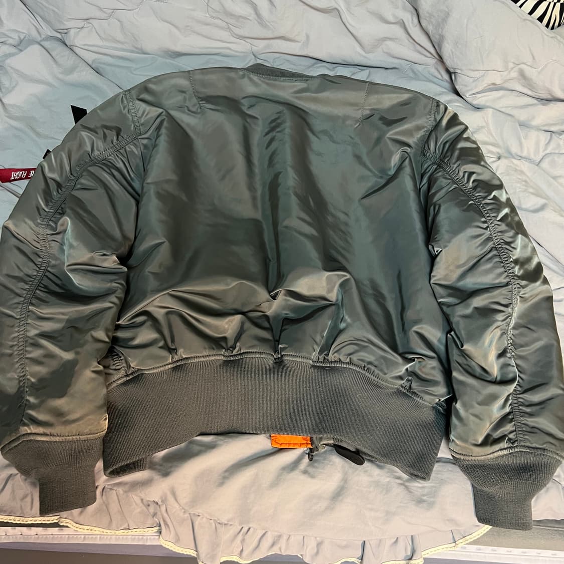 알파인더스트리 ma-1 건메탈 XL 상품이미지2