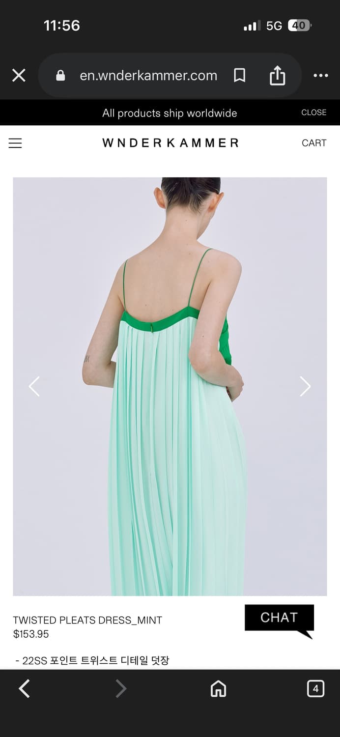 분더캄머 플리츠 드레스 원피스 S 상품이미지7