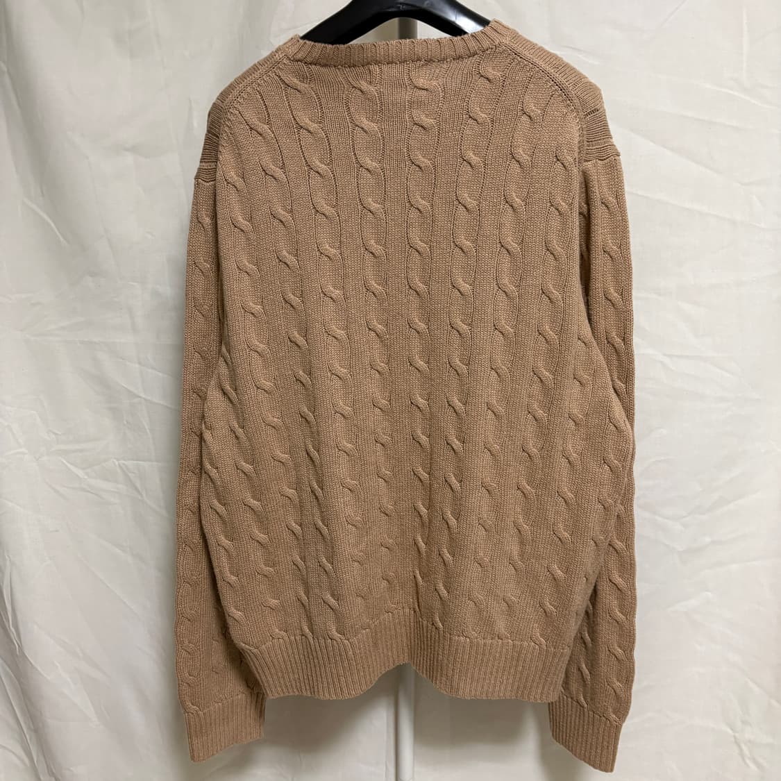 폴로 랄프로렌 케이블 니트 / 베이지, XL 상품이미지7