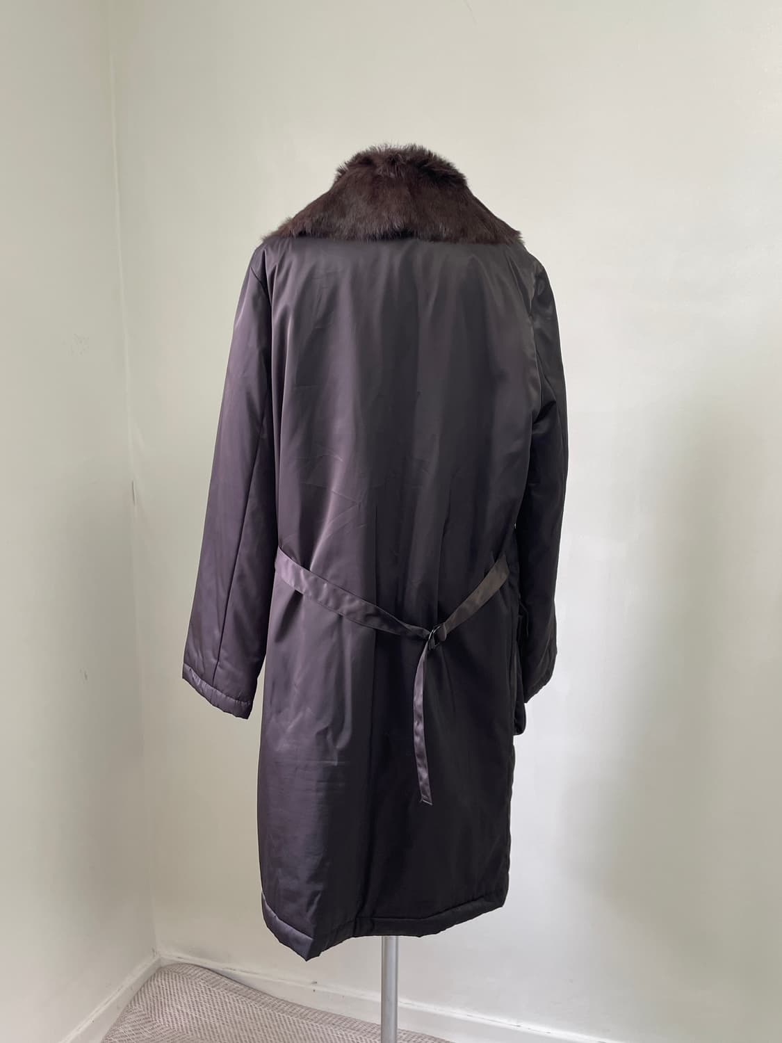 스피치오 래빗퍼 트리밍 더블 훅 롱 코트 J04016 상품이미지3