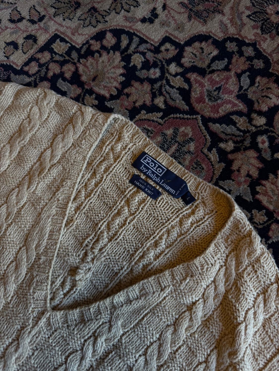 폴로 랄프로렌 100% 실크 핸드 니트 베스트 100~103 상품이미지4