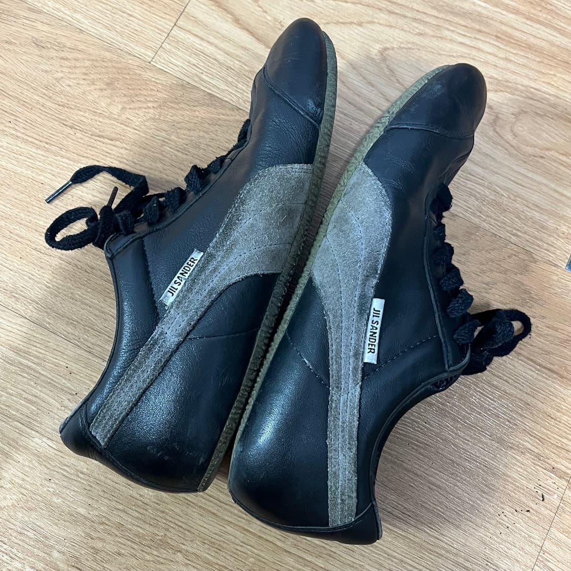 푸마 질샌더 블랙 레더 스니커즈 280 퓨마 상품이미지7