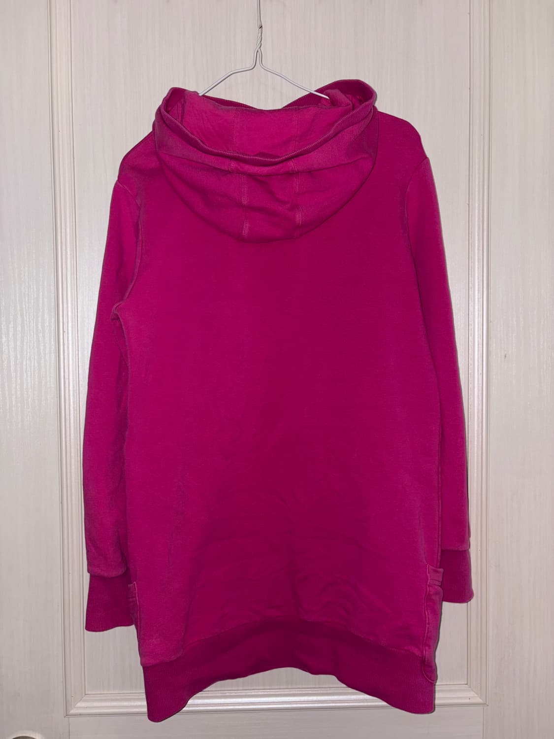 아디다스 빅로고 핑크 롱후드 상품이미지4