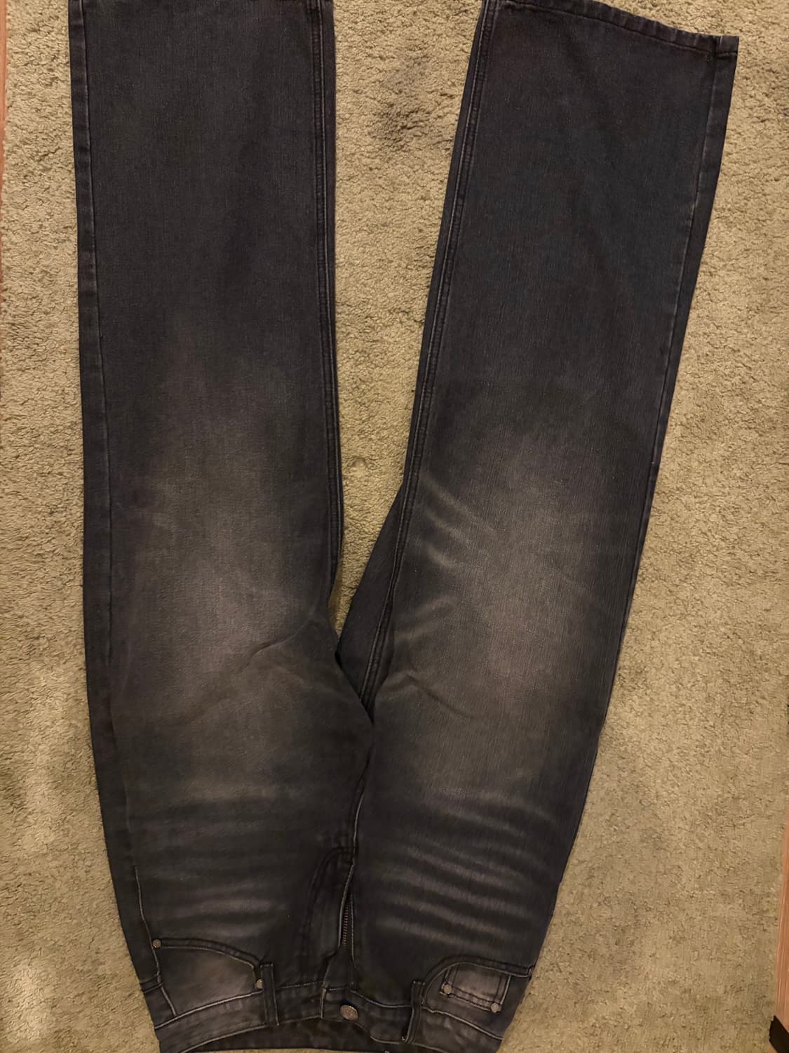 디엔에스알 시그니처 와이드 데님팬츠 블랙 사이즈 S 상품이미지2