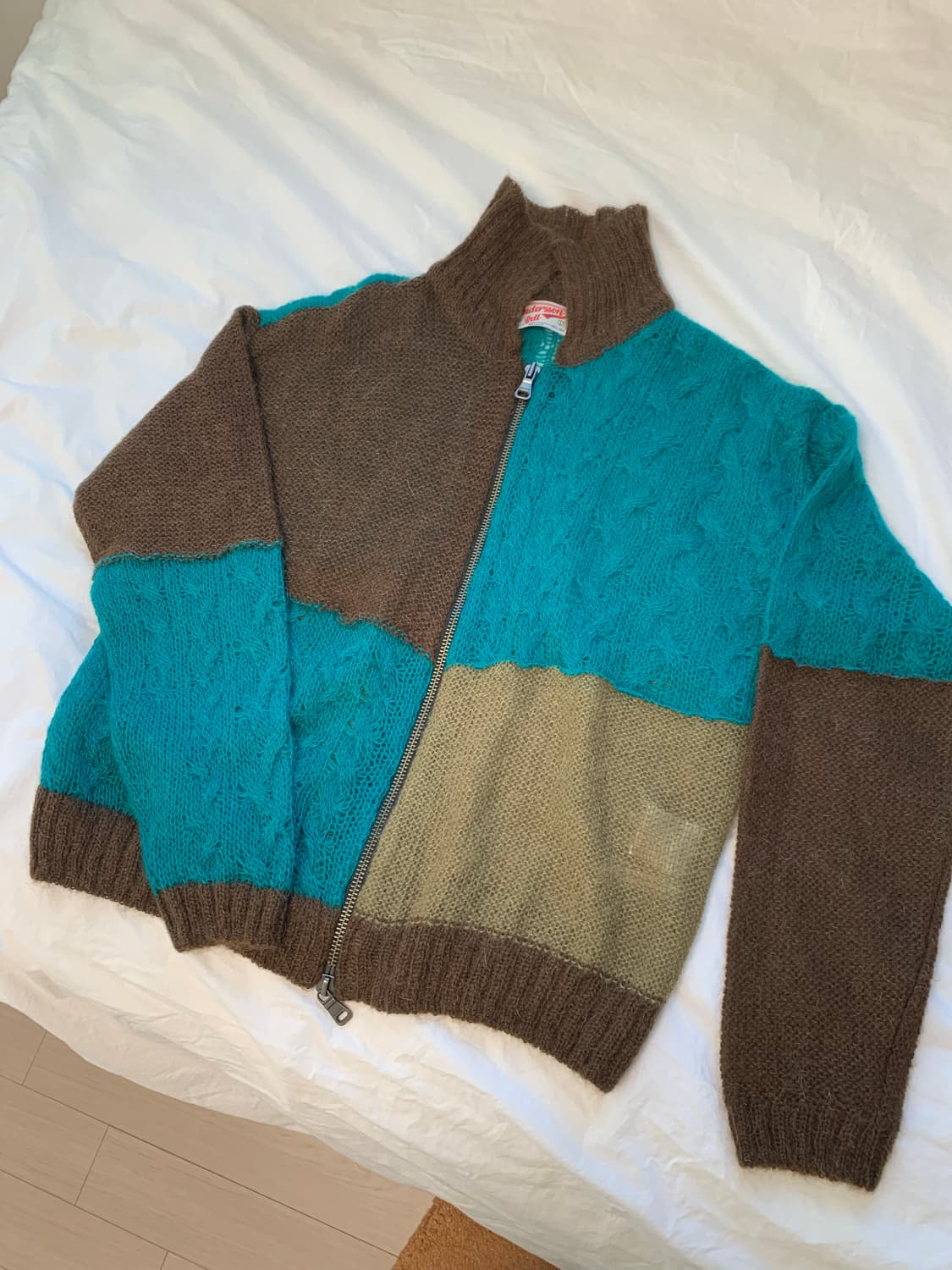 앤더슨벨 모헤어 마테이라 가디건 L 상품이미지2