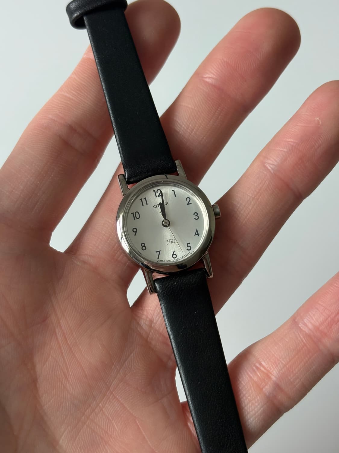 1990년대 빈티지시계 Fill 아라빅 인덱스 실버 쿼츠 여성 상품이미지2