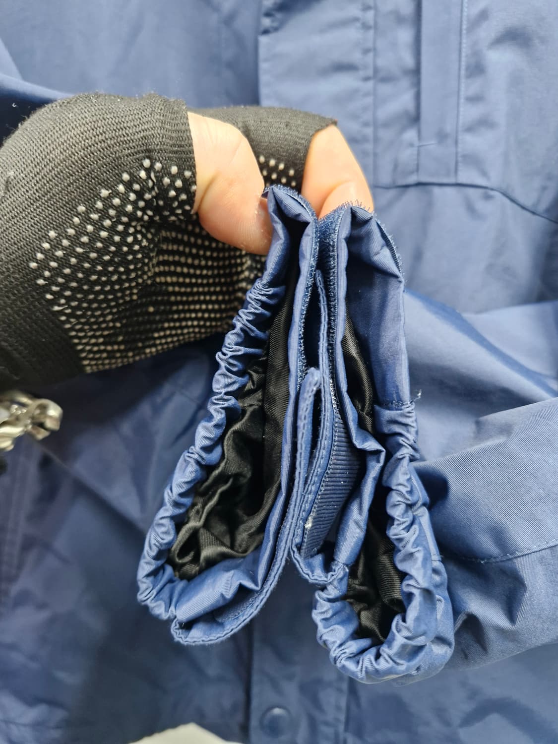 100L 뉴발란스 클래식 후드 바람막이 자켓 네이비 상품이미지4