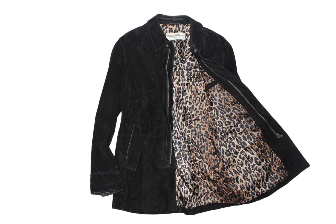 90s Dolce&Gabbana VeraPelle Leather Coat 상품이미지1