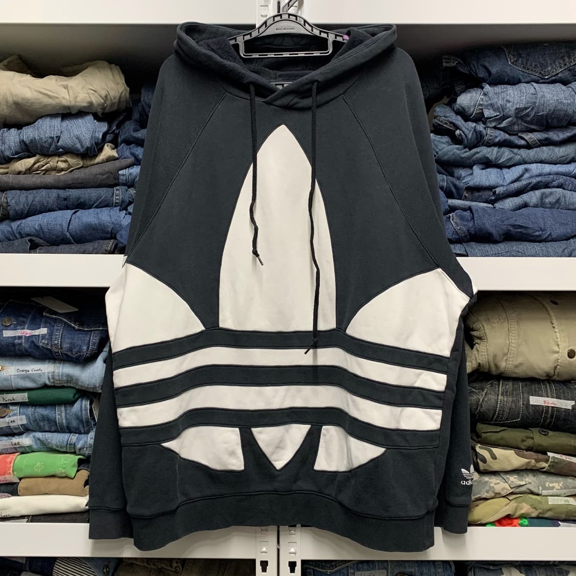 [XL] 아디다스 빅로고 래글런 후디 상품이미지2