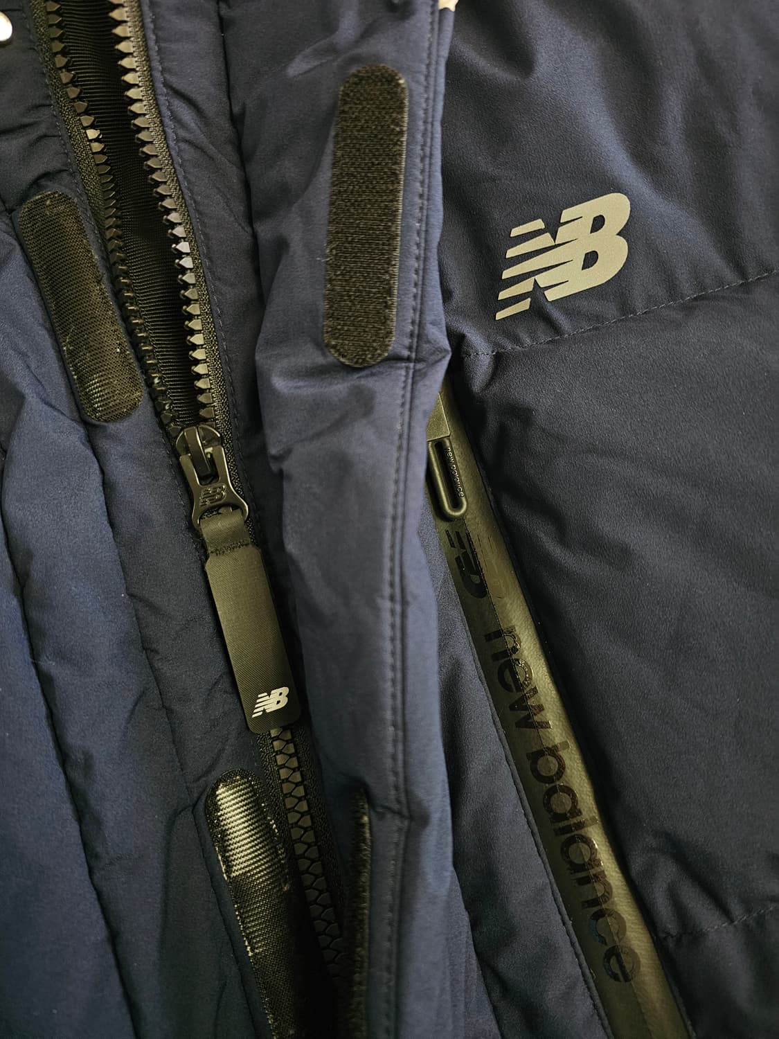 뉴발란스 남성 구스 미드 다운 패딩 L 네이비 상품이미지2