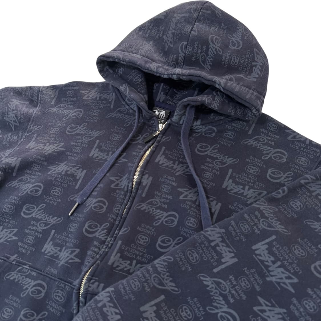 00s 스투시 월드투어 올로고 후드집업 상품이미지2