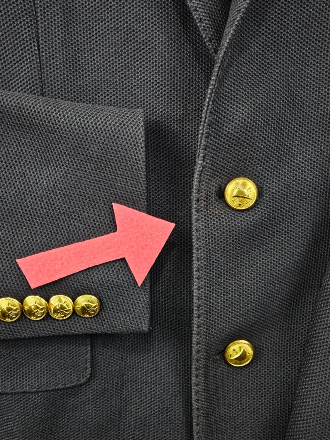 폴로랄프로렌 엘보패치 골드버튼 블레이저 자켓 ( 40R ) / 11642 상품이미지6