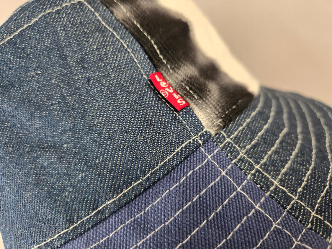 [무료배송]리바이스 멀카도 글로벌 버킷햇 L 데님 청 버킷 벙거지 모자 상품이미지6