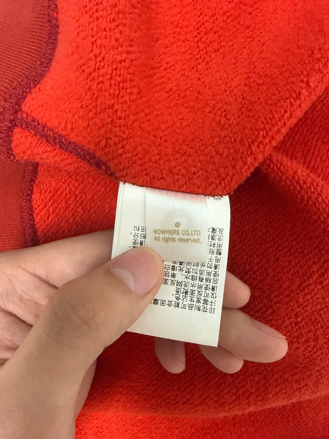 베이프 샤크후드집업 레드 M사이즈 상품이미지7
