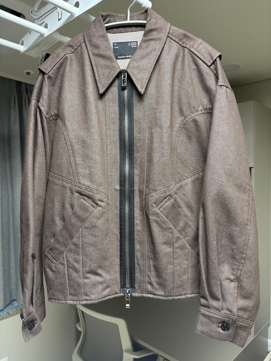 메종미네드 데님 트러커 (브라운) 상품이미지2