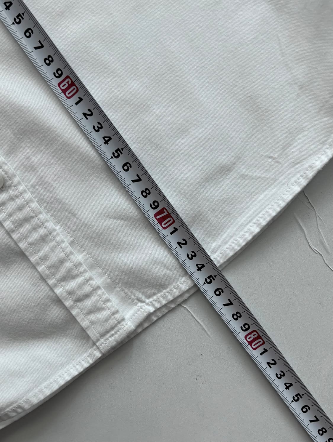 Lacoste 라코스테 화이트 옥스포드 셔츠 상품이미지9