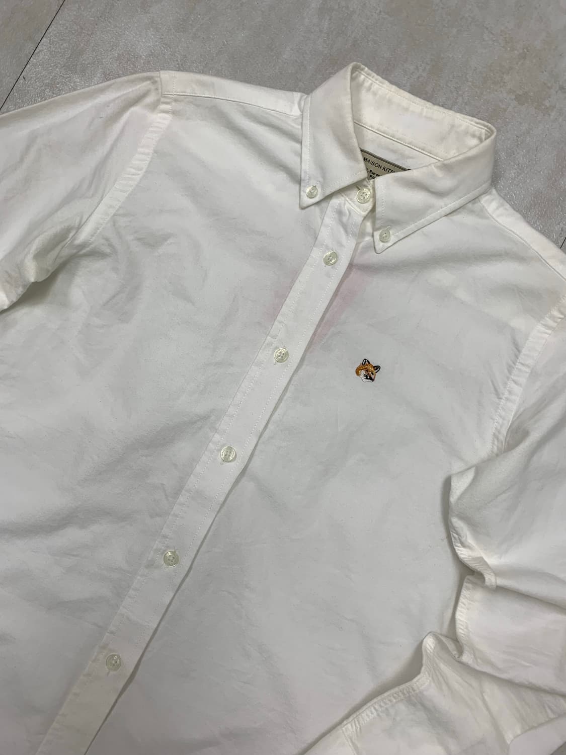 메종키츠네 화이트 셔츠 #640 상품이미지2
