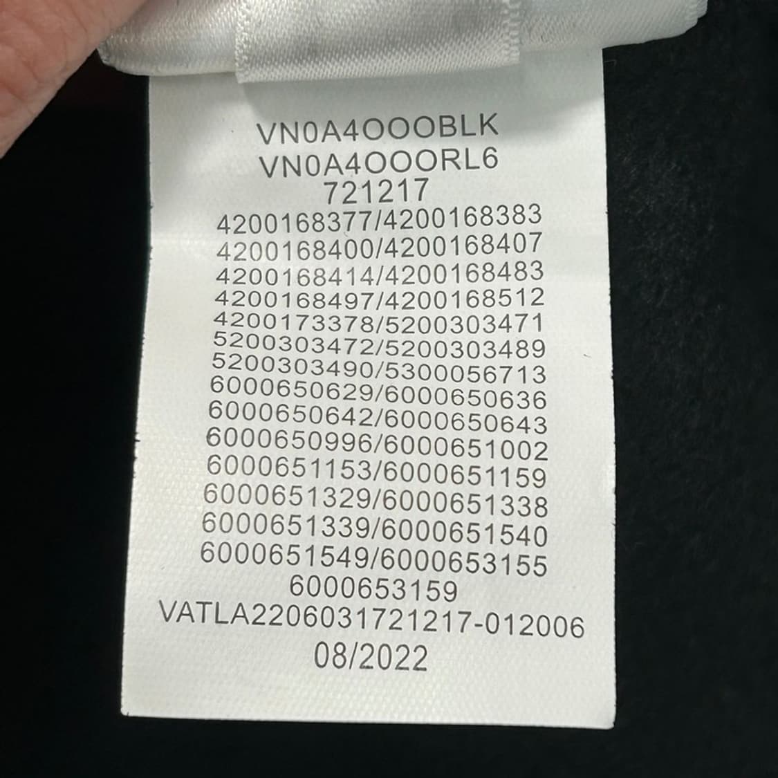 반스 컴피쿠시 풀오버 후디 블랙 L 상품이미지7