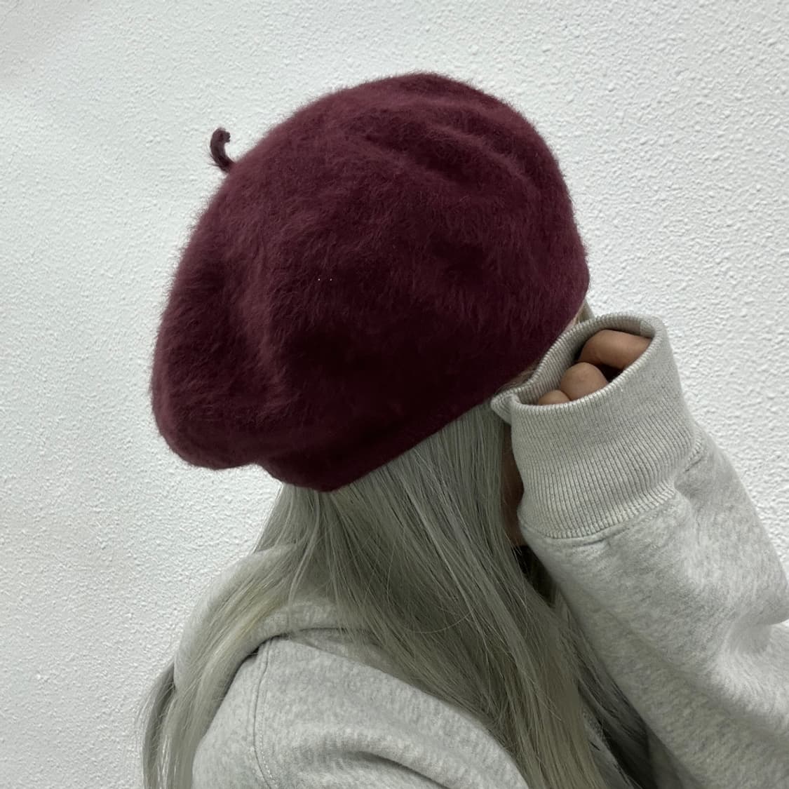 캉골 레드와인 빵모자 상품이미지2