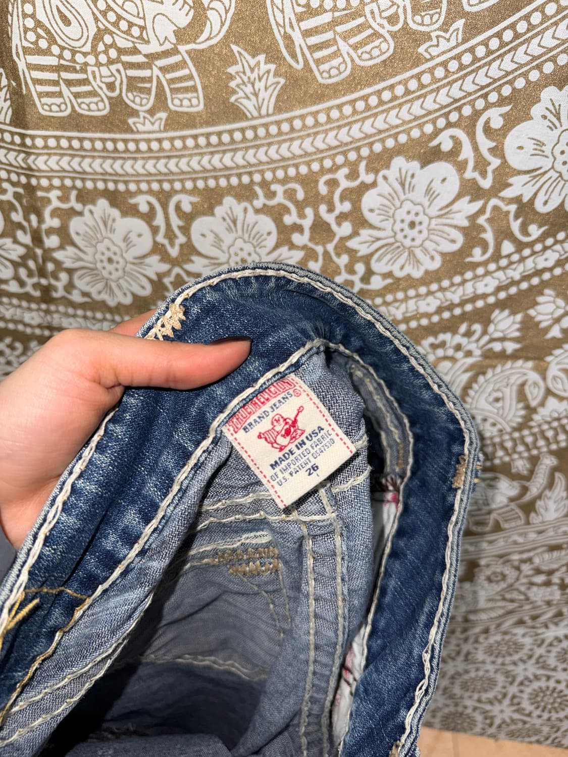 트루릴리젼 조이슈퍼티 여성 부츠컷 스판 데님팬츠  상품이미지7