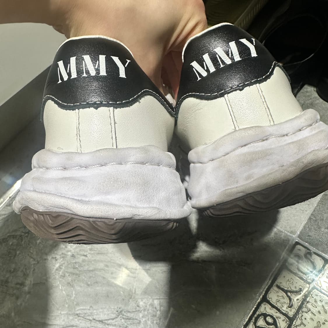 [41] 미하라 야스히로 블레이키 레더 화이트 상품이미지3