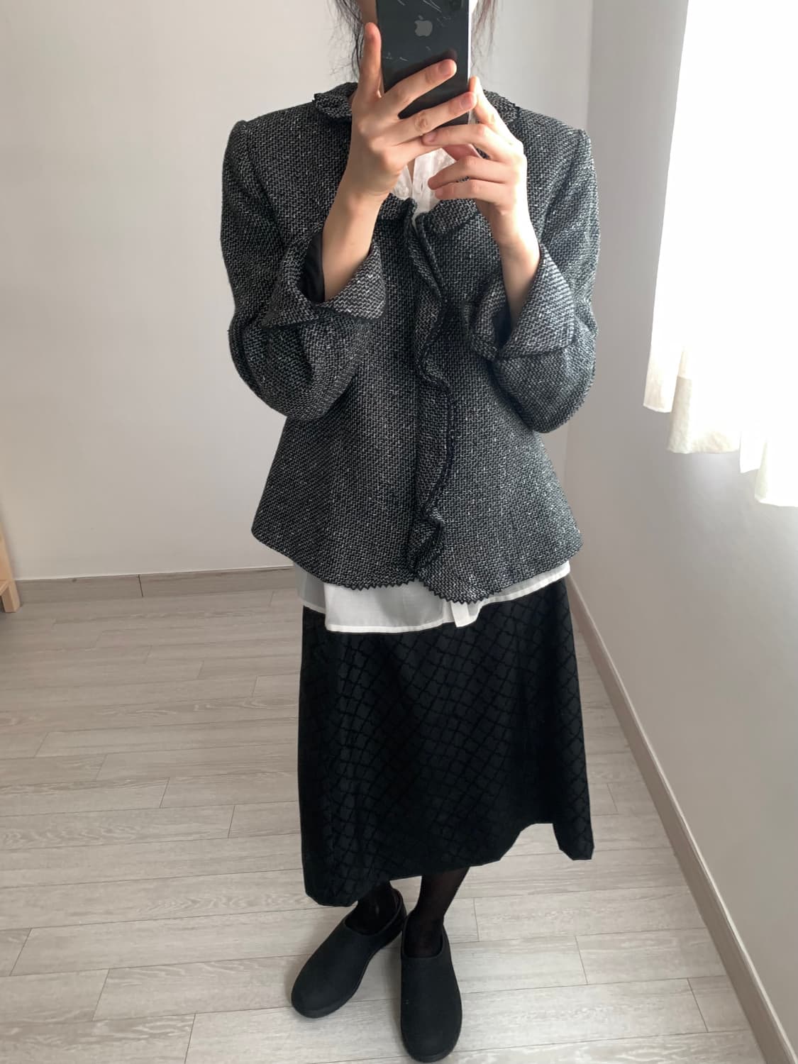 ruffle tweed jacket 상품이미지6