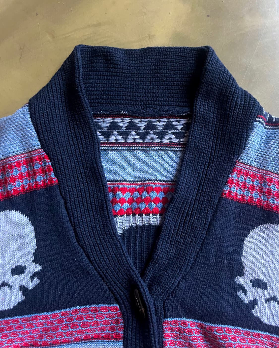 Jpn Vintage Skull Dolman Knit Cardigan 상품이미지5
