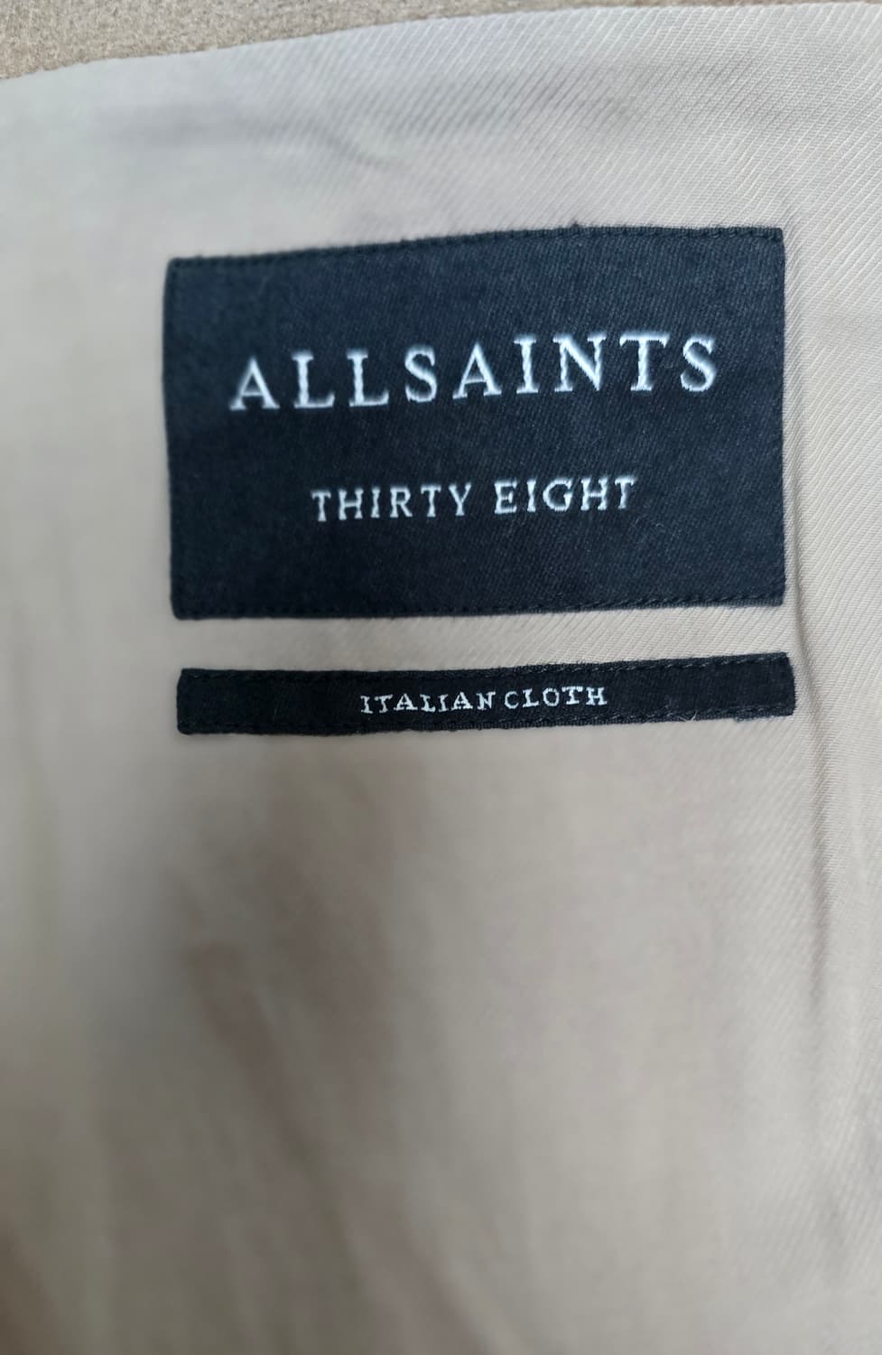 올세인츠 카멜 코트 100 상품이미지6