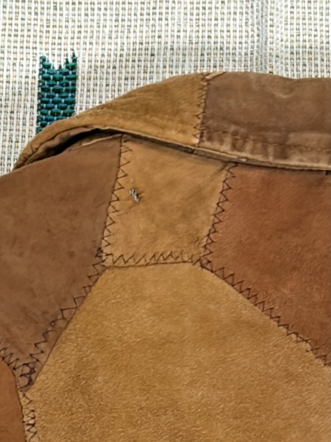 Zebra 레더 패치워크 그런지 웨스턴 자켓 상품이미지9