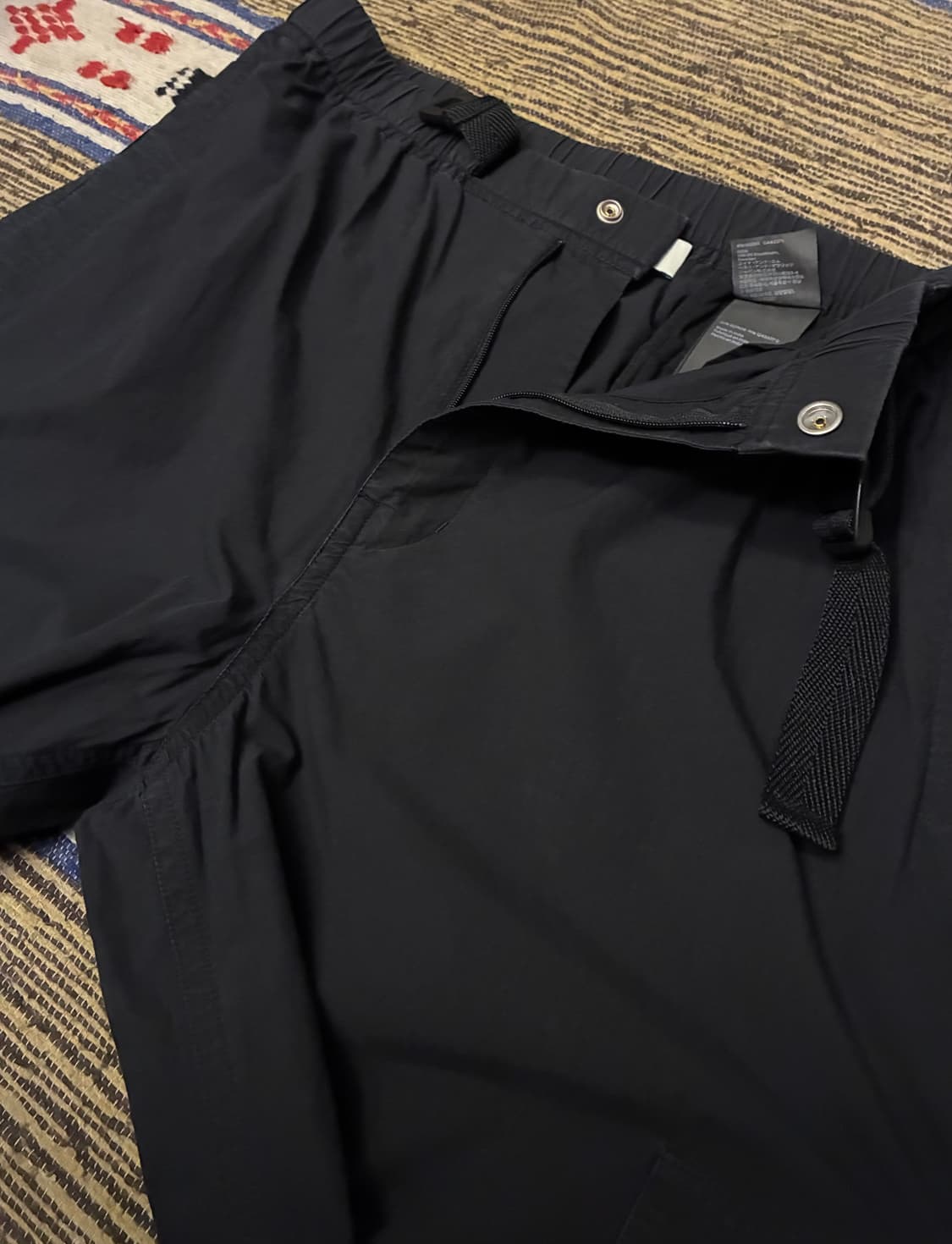 (L/30~34)COS 코스 나일론 코튼 밴딩 루즈 카고팬츠 블랙 상품이미지3