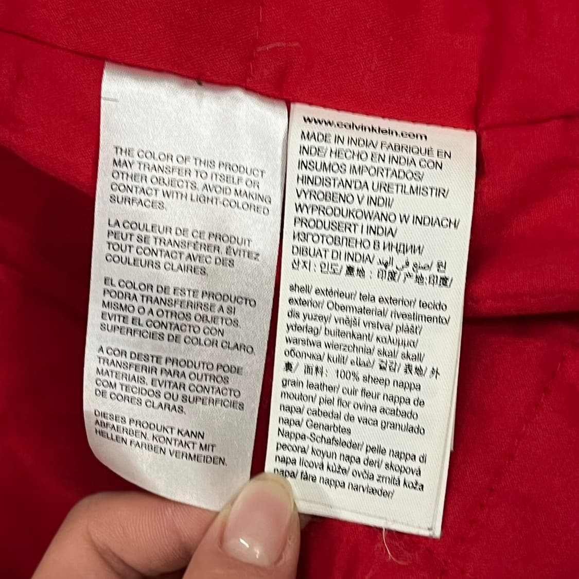 [정품/M] 캘빈클라인 진스 블랙 가죽 라이더 자켓 b12 상품이미지6