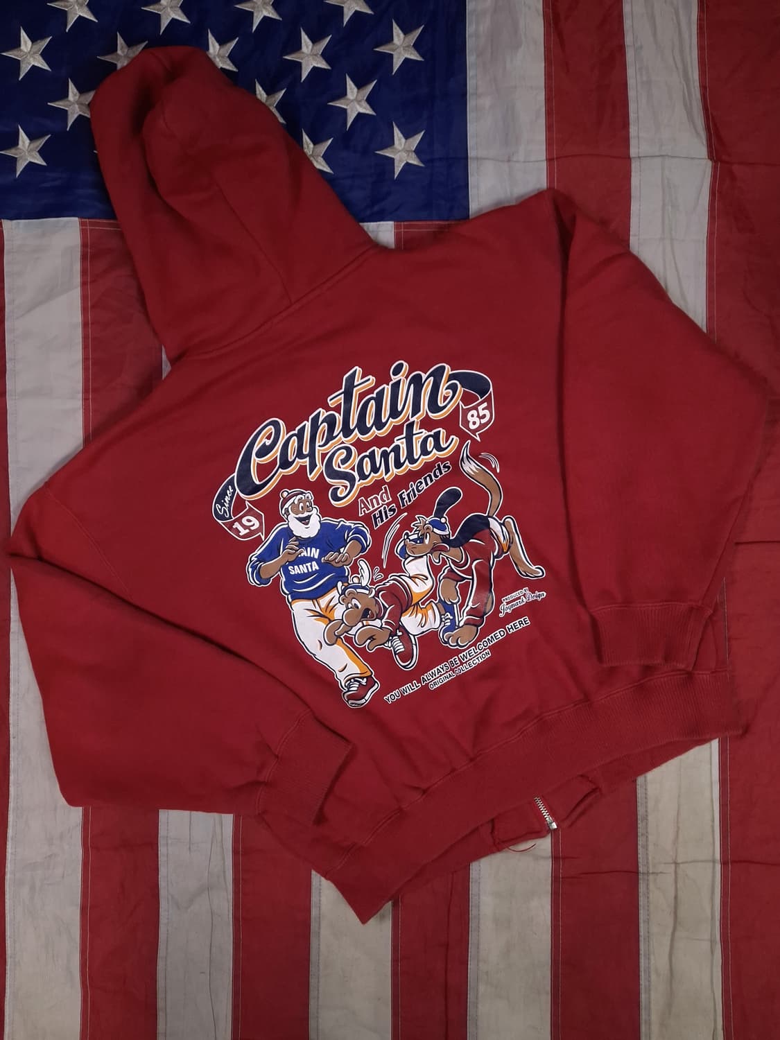 오리지날 일본판 캡틴산타 후드 집업 상품이미지1